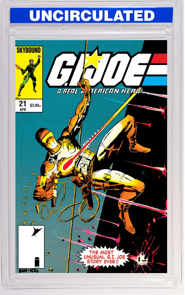 GI Joe A Real American Hero Silent Missions Edition #21 CVR D INC Ed Hannigan & Klaus Janson Foil 