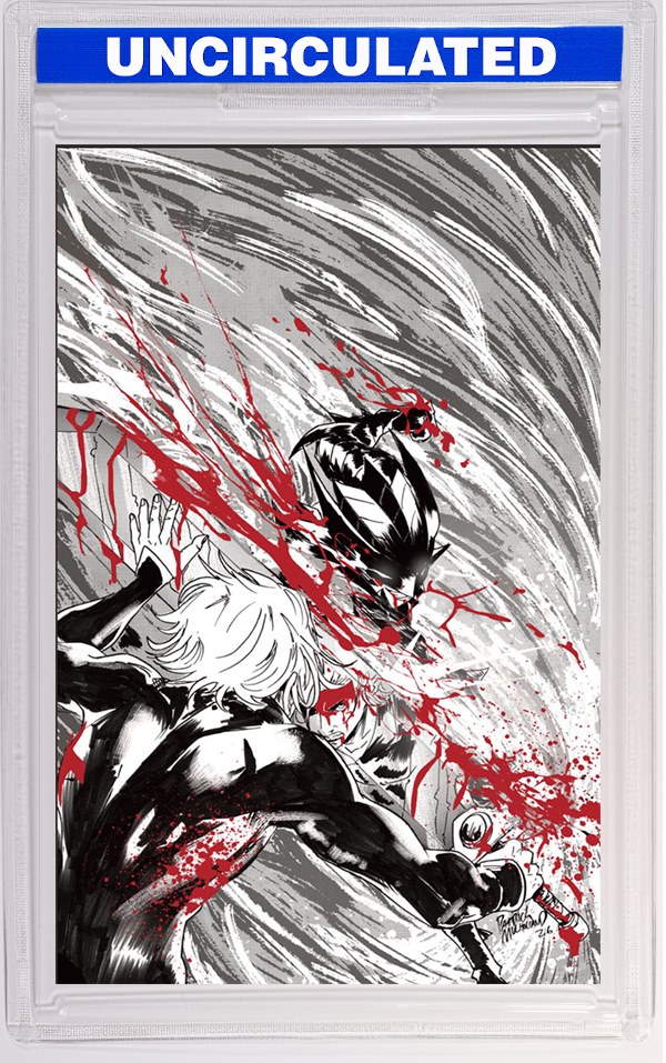 Fireborn #5 CVR E Patrick Mulholland Black And White And Blood Virgin Cardstock VAR