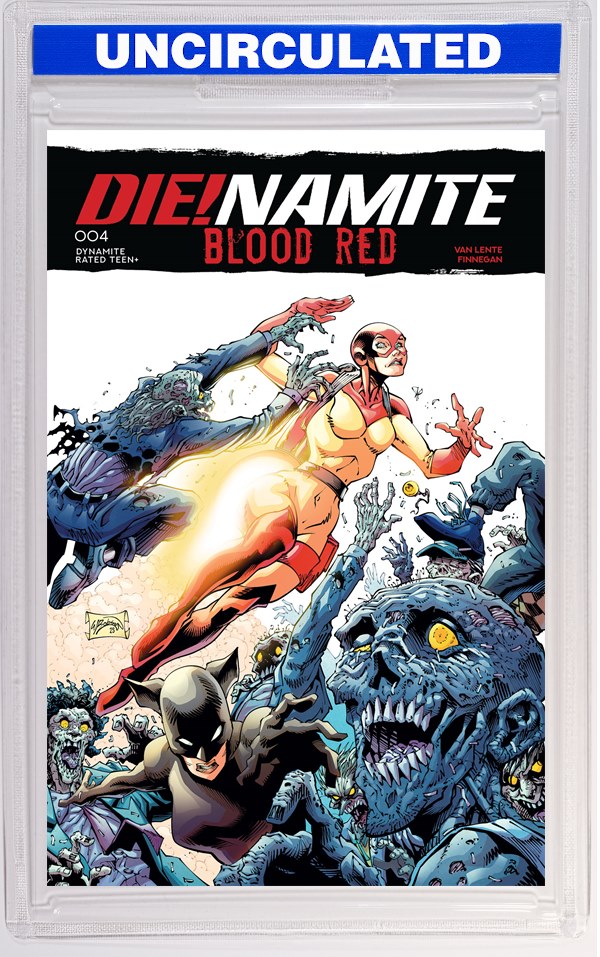 Die!Namite Blood Red #4 CVR E INC Will Robson Virgin VAR