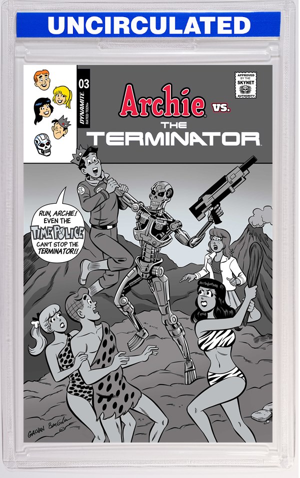 Archie Vs The Terminator #3 CVR G INC Bill Galvan Pencils VAR
