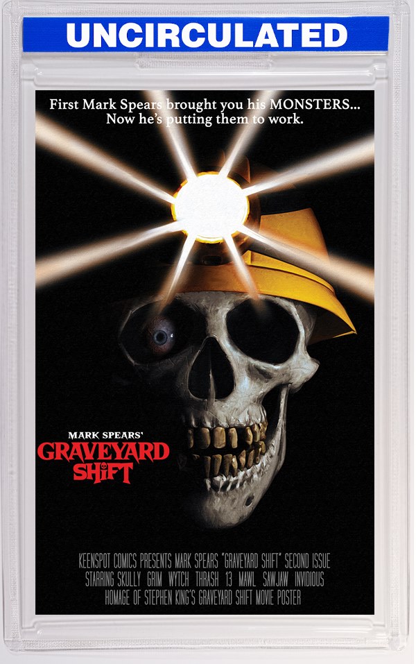 Mark Spears Graveyard Shift #2 CVR F Mark Spears Retailer Incentive Graveyard Shift Movie Homage