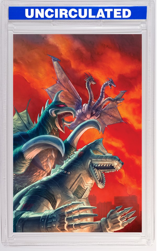 Godzilla: Here There Be Aliens #4 Variant RI (Pe Full Art)