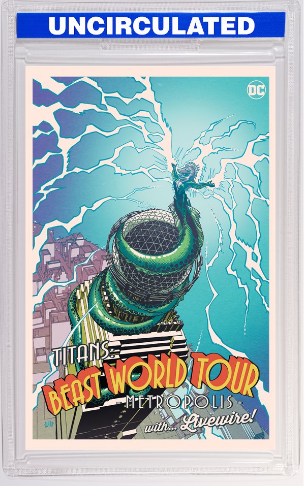 TITANS BEAST WORLD TOUR METROPOLIS #1 (ONE SHOT) CVR C CULLY HAMNER CARD STOCK VAR