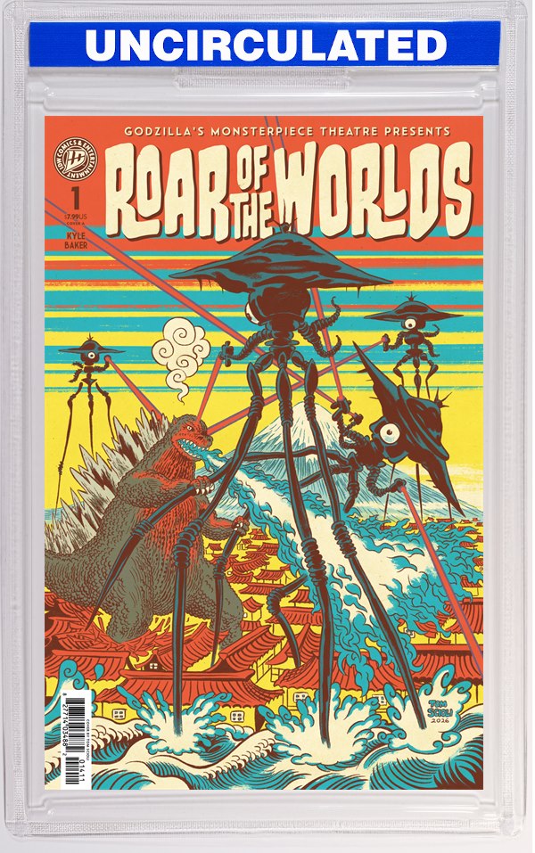 Godzilla's Monsterpiece Theatre Presents: Roar Of The Worlds Cover A (Scioli)