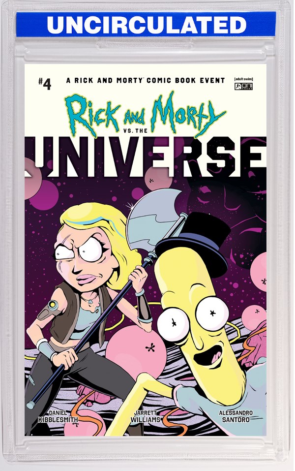 Rick And Morty Vs The Universe #4 (Of 4) CVR C INC Flops Interlocking VAR