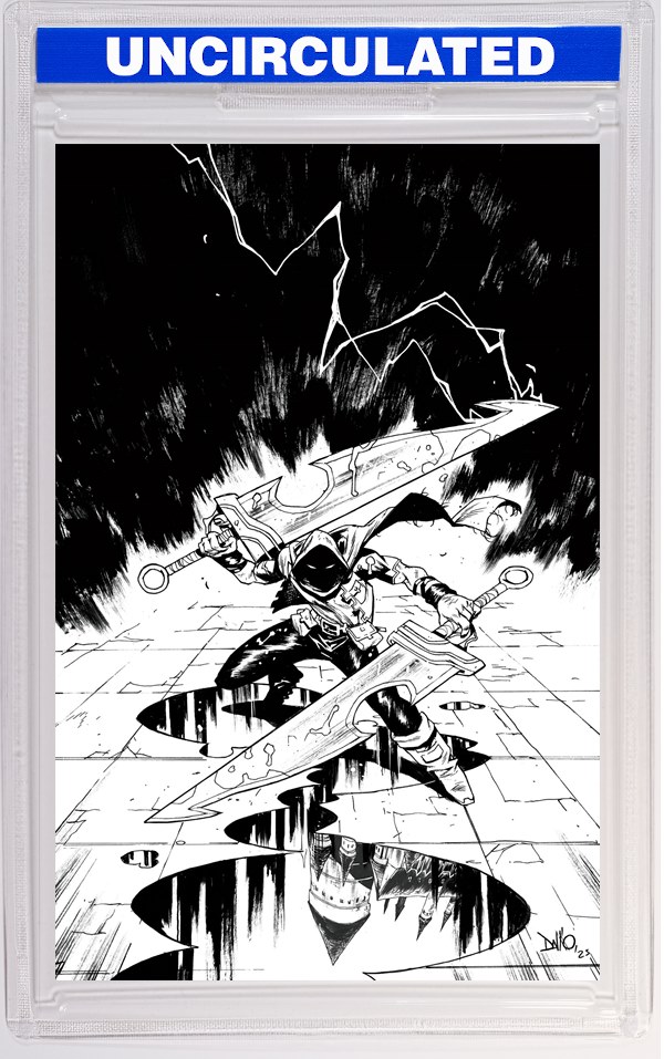 Lost Fantasy #5 CVR D INC Maxi Dallo B&W VAR