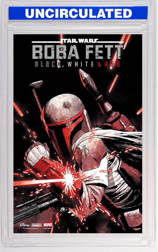 Star Wars: Boba Fett - Black, White & Red #1 Leinil Yu Variant