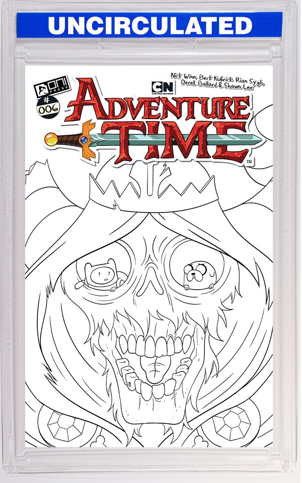 Adventure Time (2025) #6 CVR F INC Nick Winn B&W VAR