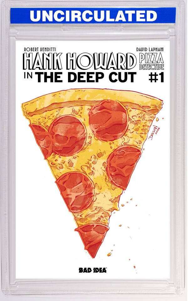Hank Howard Pizza Detective The Deep Cut #1 (One Shot) CVR F Pizza By Declan Shalvey VAR