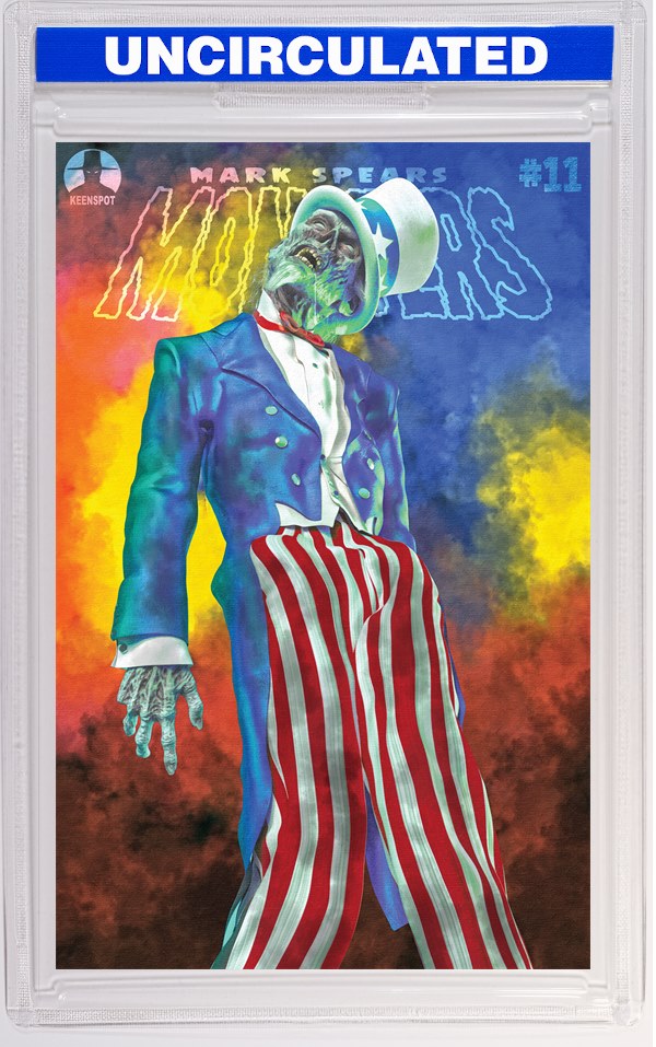 Mark Spears Monsters #11 CVR D Mark Spears Red White & Dead VAR