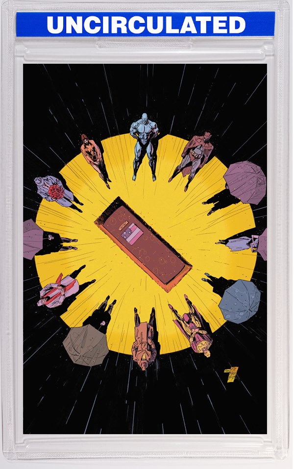 Justice League Unlimited #25 CVR F Clay Mann Watchmen 40th Anniversary Card Stock VAR