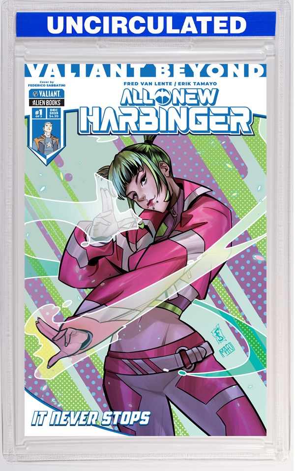 Valiant Beyond: All-New Harbinger #4--It Never Stops #1 Variant B (Sabbatini)