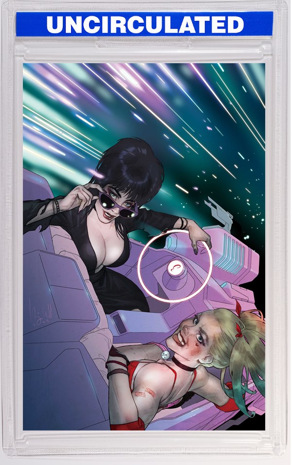 Harley Quinn X Elvira #5 CVR I INC Ben Caldwell Virgin VAR