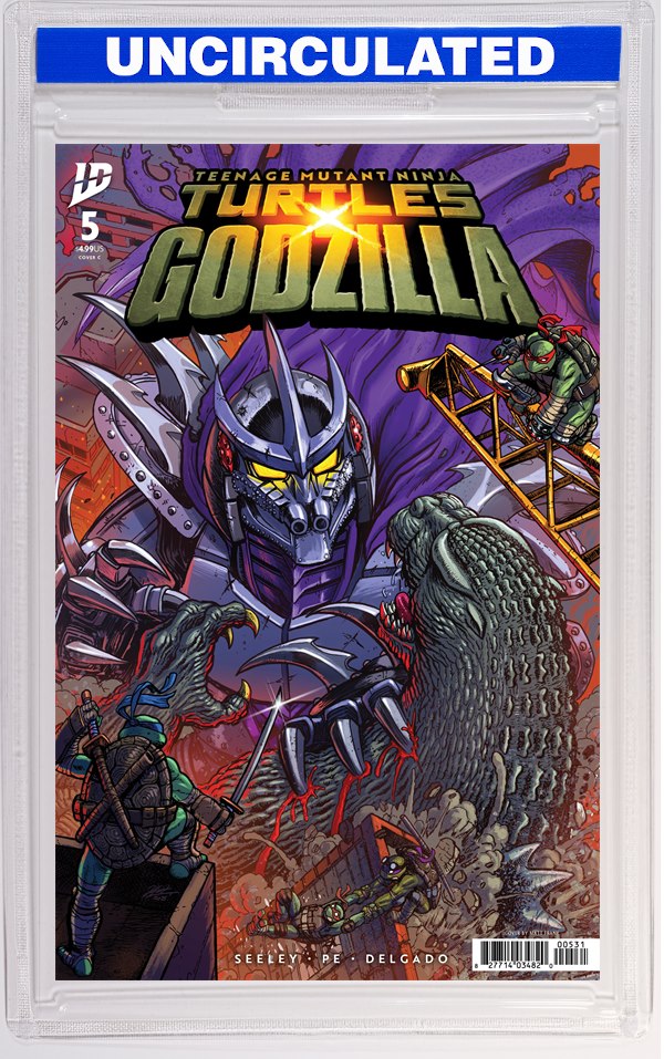 Teenage Mutant Ninja Turtles X Godzilla #5 Variant C (Frank)