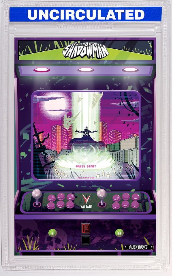 Valiant Beyond: Tales Of The Shadowman Finale--Darque Legacy Variant C (Griffin Full Art Arcade Va