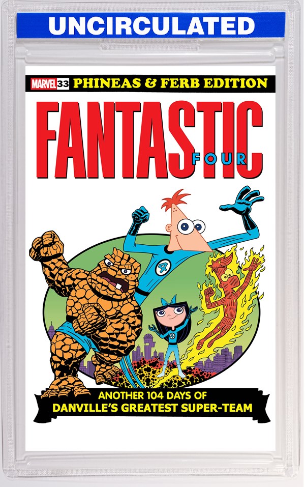 Fantastic Four #33 Dan Povenmire Phineas And Ferb Variant [Doom]