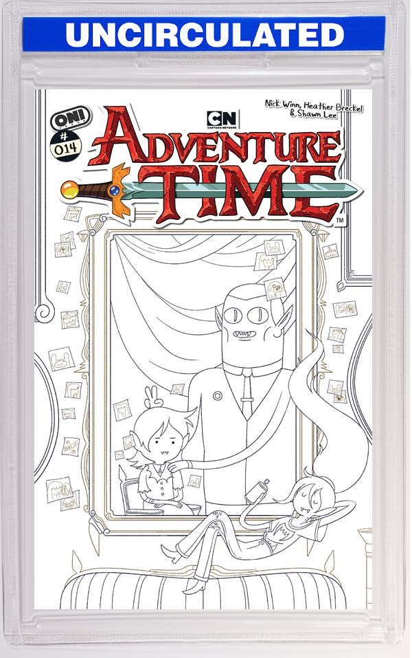 Adventure Time (2025) #14 CVR E INC Nick Winn B&W VAR