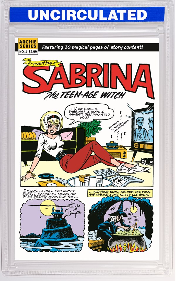 Sabrina The Teenage Witch Magic Unleashed (One Shot) CVR B Dan DeCarlo Retro Art VAR