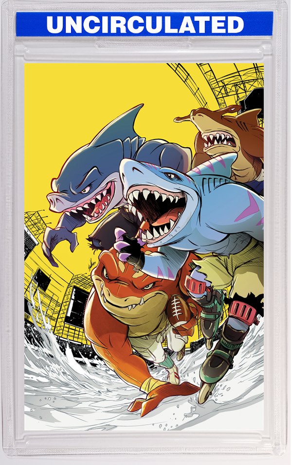 Street Sharks #3 Variant RI (Santtos Full Art)