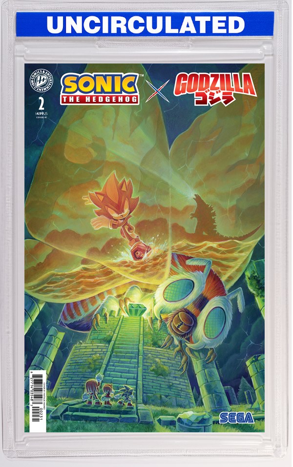 Sonic The Hedgehog X Godzilla #2 Variant RI (Haines)