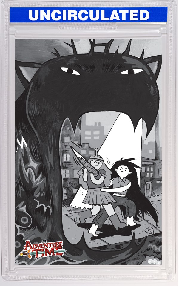 Adventure Time Bonnie The Vampire Hunter #1 (One-Shot) Cover D Caroline Cash B&W VAR