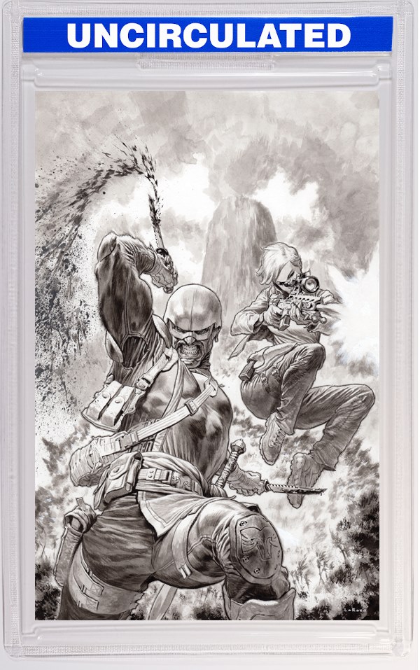 Fort Psycho #1 CVR I INC Lewis Larosa B&W VAR