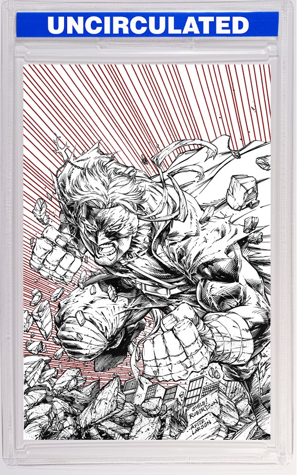 Final Boss #4 CVR E INC Shelby Robertson B&W VAR (MR)