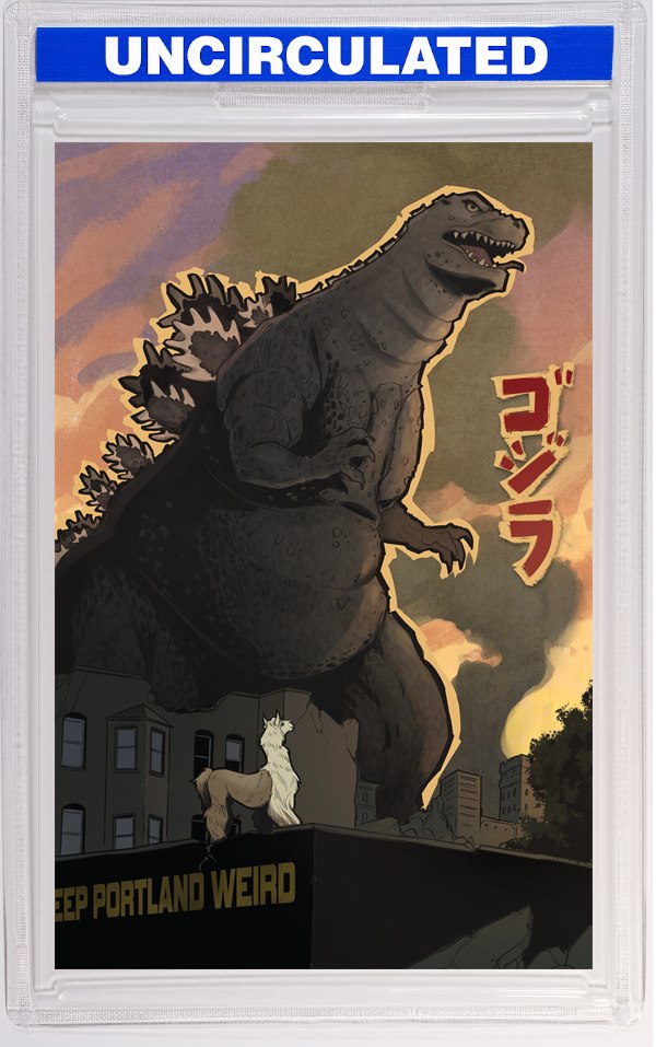 Godzilla Vs America: Portland Variant (Yarsky Full Art)