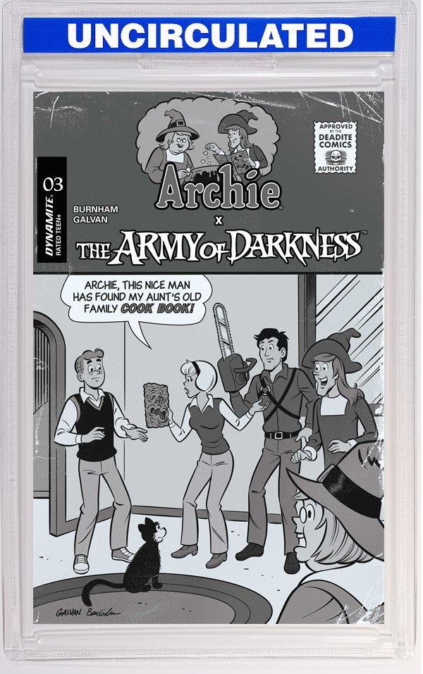 Archie X Army Of Darkness #3 CVR G INC Bill Galvan Pencils VAR