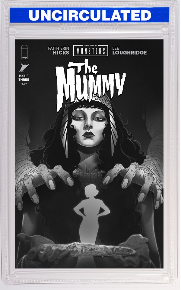 Universal Monsters The Mummy #3 (Of 4) CVR D INC Sweeney Boo Classic Horror B&W VAR