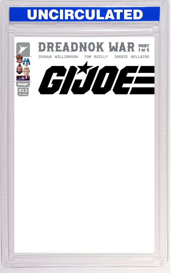 GI Joe #13 CVR G Blank Sketch VAR