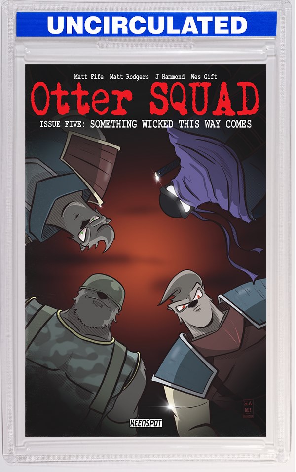Otter Squad #5 CVR B J Hammond The Boys Homage Bagged With Trading Card VAR