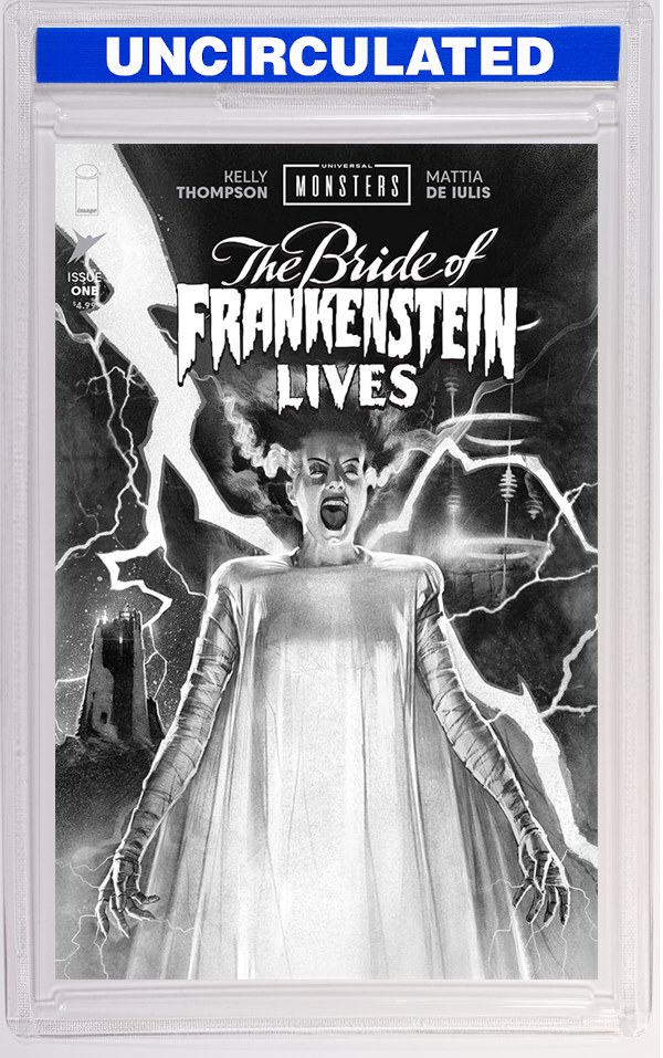 Universal Monsters Bride Of Frankenstein Lives #1 (Of 4) CVR E INC Joshua Middleton B&W Classic Ho