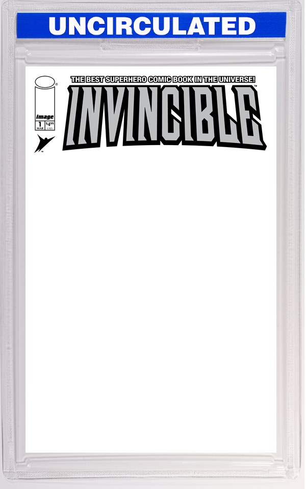 Invincible Foil Edition #1 Reprint CVR D Blank Sketch VAR