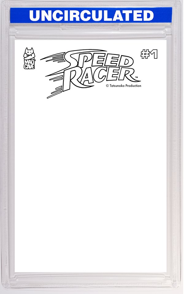 Speed Racer #1 CVR F Blank VAR