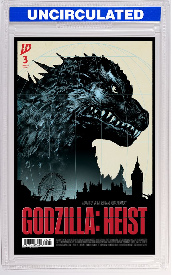 Godzilla: Heist #3 Variant B (Tunica Movie Poster Variant)