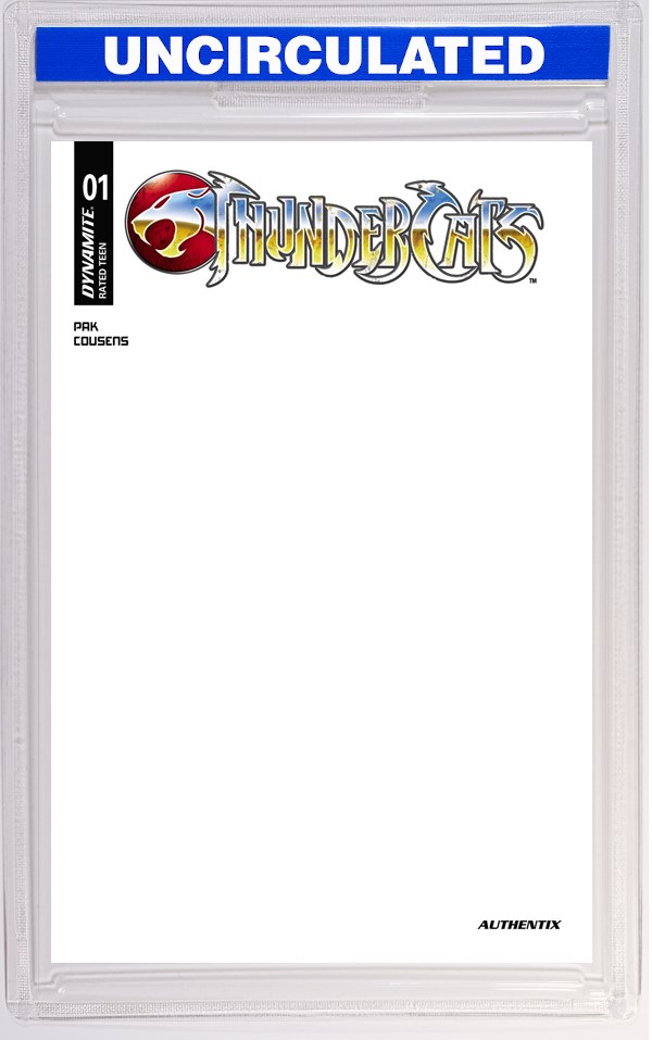 Thundercats (2026) #1 CVR F Blank Authentix VAR