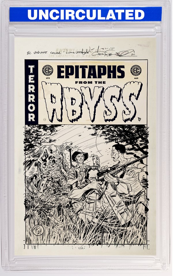 EC Epitaphs From The Abyss #9 (Of 12) CVR D INC Tom Fowler B&W Artist Edition VAR