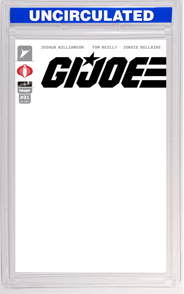 GI Joe #1 CVR O Blank Sketch Cobra VAR