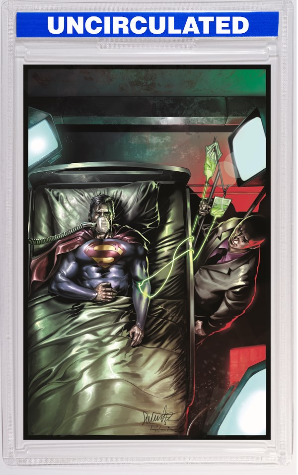 Superman #28 CVR E INC Salvador Larroca Card Stock VAR