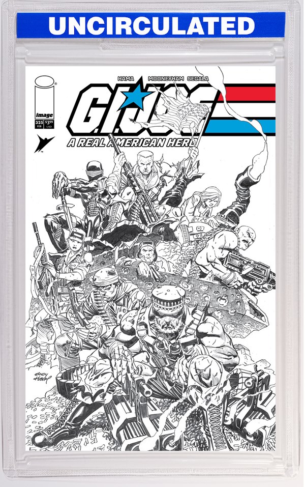 GI Joe A Real American Hero #325 CVR B Andy Kubert B&W VAR