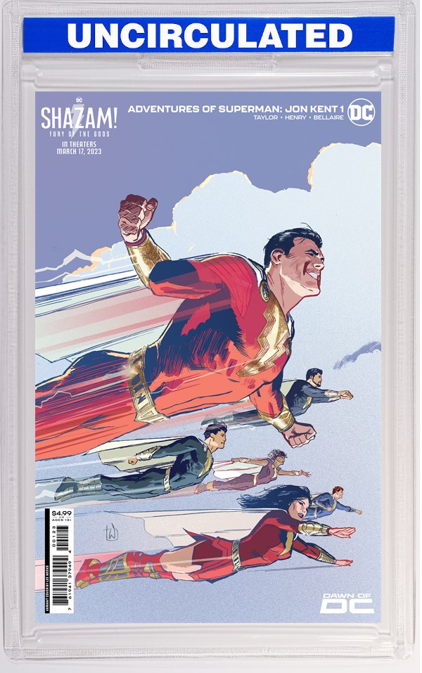 ADVENTURES OF SUPERMAN JON KENT #1 (OF 6) CVR H LEE WEEKS SHAZAM FURY OF THE GODS MOVIE CARD STOCK VAR