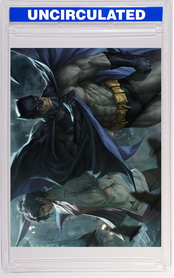 Batman #1 CVR J Stanley Artgerm Lau DC Showcase Wraparound Foil VAR