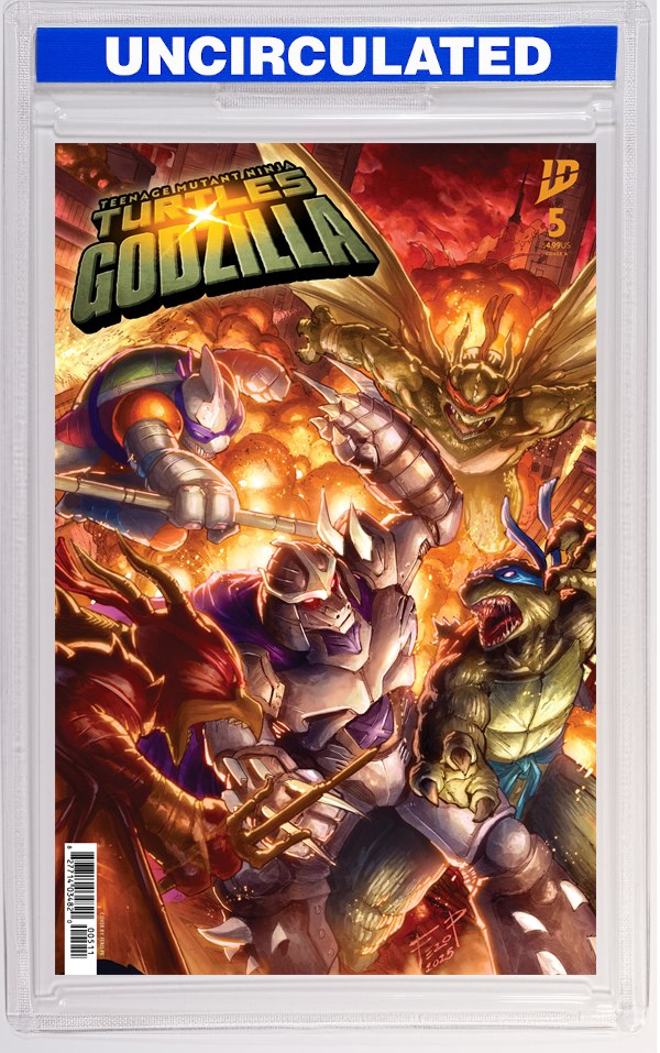 Teenage Mutant Ninja Turtles X Godzilla #5 Cover A (Pe)