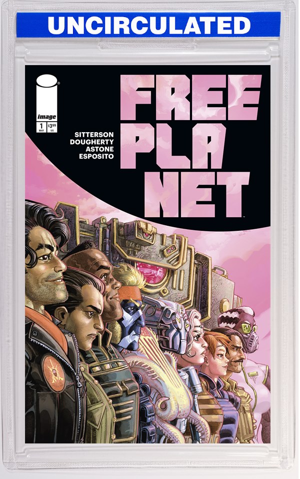 Free Planet #1 CVR D INC Jed Dougherty Foil VAR