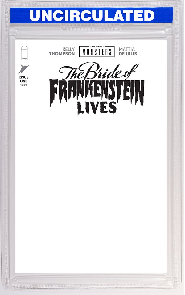 Universal Monsters Bride Of Frankenstein Lives #1 (Of 4) CVR I Blank Sketch VAR