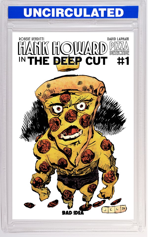 Hank Howard Pizza Detective The Deep Cut #1 (One Shot) CVR C Pizza By Jesse Lonergan VAR