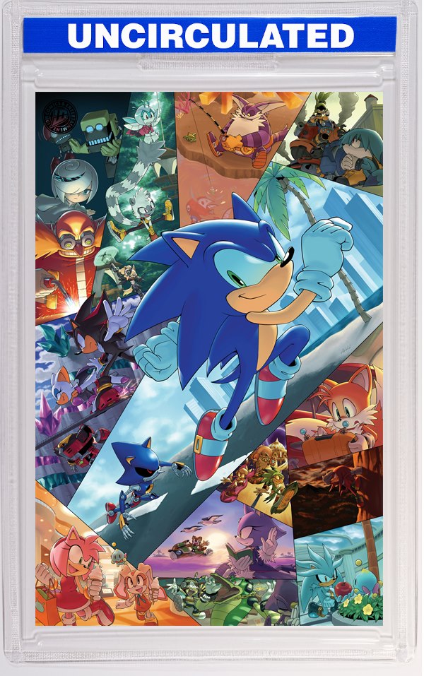 Sonic The Hedgehog #91 Variant RI (Hammerstrom Full Art)