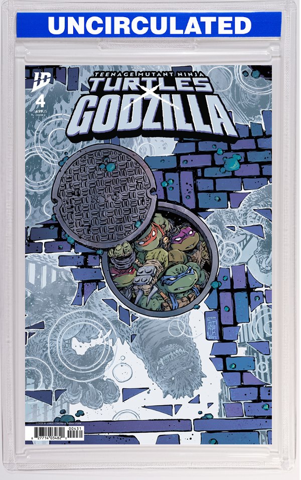 Teenage Mutant Ninja Turtles X Godzilla #4 Variant C (Corona)