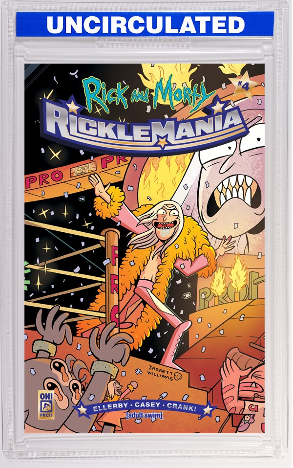 Rick And Morty Ricklemania #4 (Of 4) CVR C INC Jarrett Williams Interlocking VAR